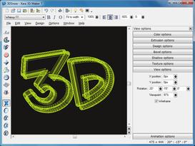 Xara3D 7 - программа для создания 3D текстов и графики